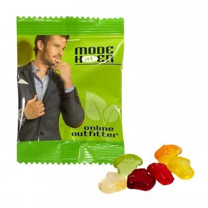 Fruit Gum CUSTOMISED 10 g, VEGAN in a Standard Bag