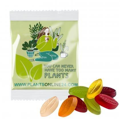 Fruit Gum CUSTOMISED 20 g, VEGAN in a Compostable Bag