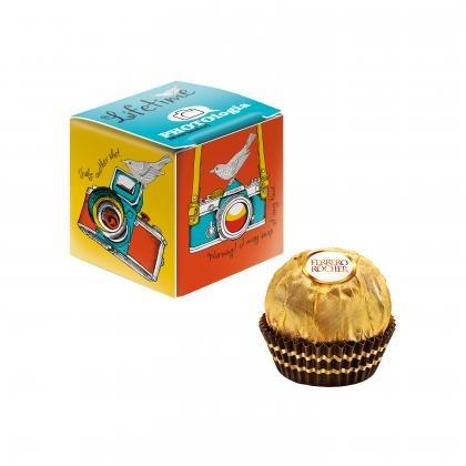 Mini Promo-Cube with Ferrero Rocher