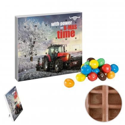 Paper Mini-Advent Calendar with M&M's® Crispy