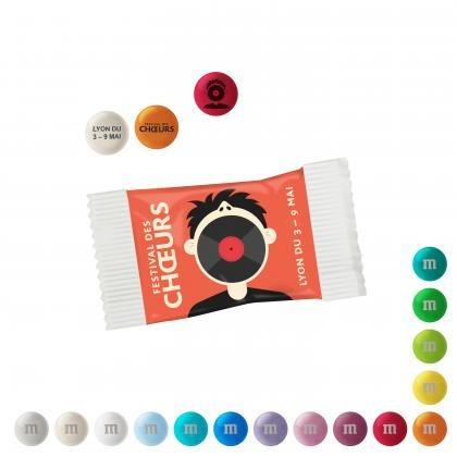 Personalised M&M'S® Chocolate Candies in Paper Bag, 7 g
