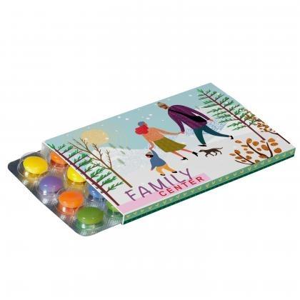 Promo Slipcase for World's Smallest (Advent) Calendar with Chocolate Lentils