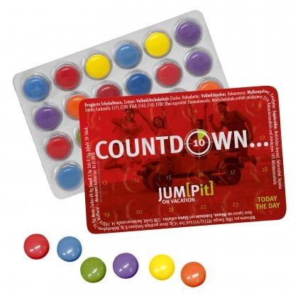 Smallest Event Calendar in the World with 24 Chocolate Lentils