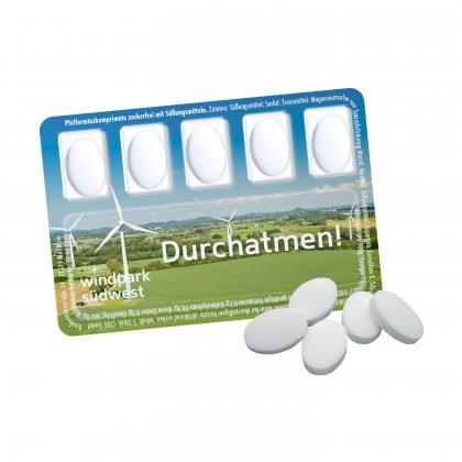 Smart Card with sugar-free Peppermint Pastilles