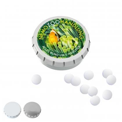 SUPER MINI CLICK CLACK Tin with Peppermint Pastilles, 20g