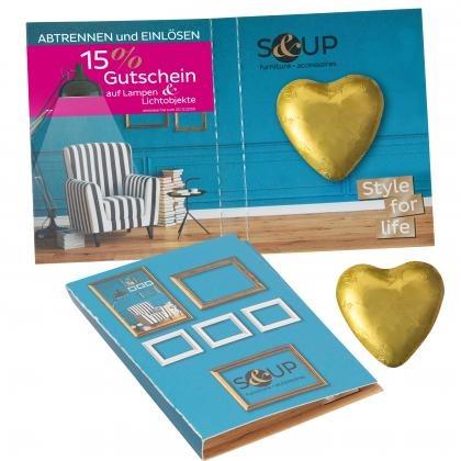 Sweet Wrap with Chocolate Heart "standard motif"