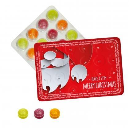 The World's Smallest (Advent) Calendar with Standard Motifs and Pulmoll Pastilles