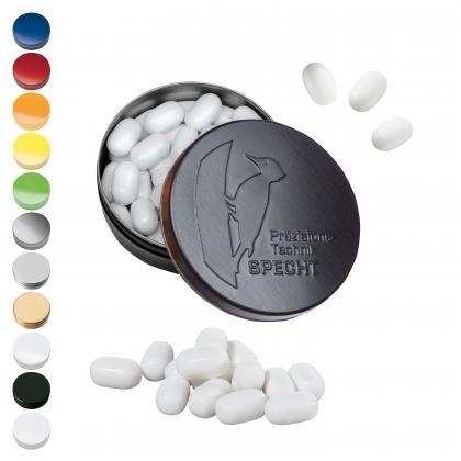 XS Pocket Tin with Embossed Lid with tic tac, 18g