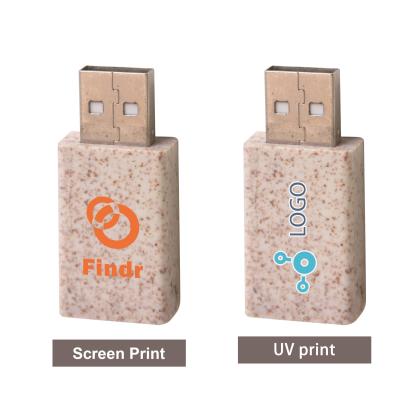 Wheat Straw USB Data Blocker