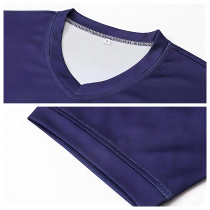 Unisex Adults RPET Sublimated V-collar Tee Shirt