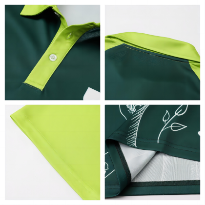 Unisex Adults RPET Sublimated Raglan POLO Unisex Adults RPET Sublimated Raglan POLO