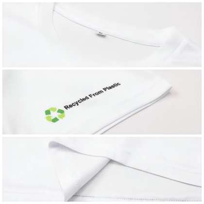 Unisex Adults RPET Sublimated Round-collar Tee Shirt