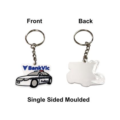 Custom Shape PVC Keyring