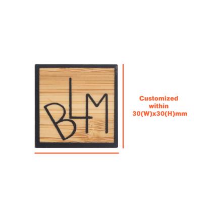 Custom Shaped Bamboo Pin