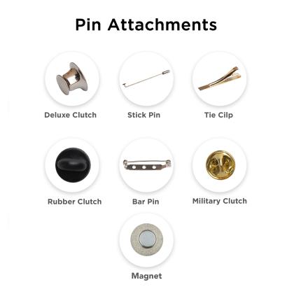 Embossed Soft Enamel Pins