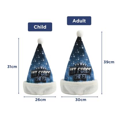 Full Colour Premium Regular Santa Hat