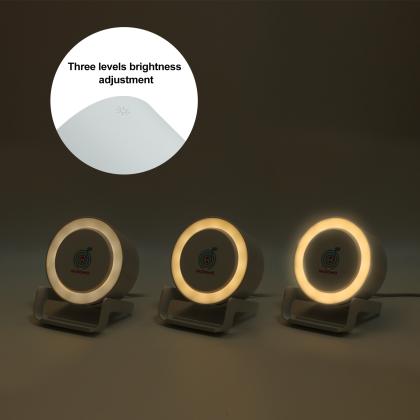 Night Light Speaker with wireless charger