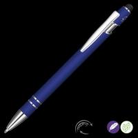 Astra-I Soft Feel GRS Recycled Metal Ballpoint Pen - Royal Blue