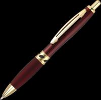 Contour Deco Oro Metal Ballpoint Pen - Red - Gold