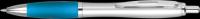 Contour Argent Ballpoint Pen - Silver - Light Blue