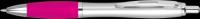 Contour Argent Ballpoint Pen - Silver - Magenta