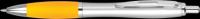 Contour Argent Ballpoint Pen - Silver - Yellow