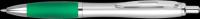 Contour Argent Ballpoint Pen - Silver - Green