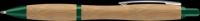 Contour Bamboo Ballpoint Pen - Green