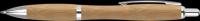 Contour Bamboo Ballpoint Pen - Chrome