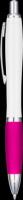 Contour Extra Ballpoint Pen - White - Magenta