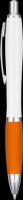 Contour Extra Ballpoint Pen - White - Orange