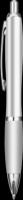 Contour Metal Ballpoint Pen - Silver