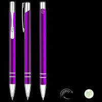 Electra GRS Recycled Metal Ballpoint Pen - Purple