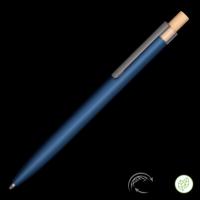 Second-Life GRS Recycled Metal Ballpoint Pen - Navy Blue