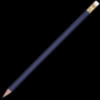 Wooden Oro Pencil with White Eraser - Blue