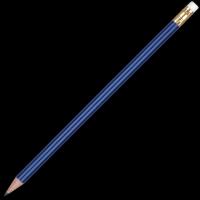 Wooden Oro Pencil with White Eraser - Medium Blue Unsharpened