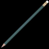 Wooden Oro Pencil with White Eraser - Green