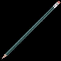 Standard Wooden Pencil with Pink Eraser - Green Unsharpened