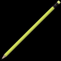 Wooden Pencil - Flurorescent Yellow