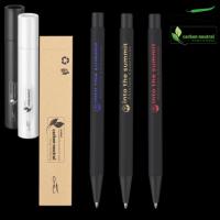 Par Noir Soft Feel Recycled Metal Ballpoint Pen by Chili - Black