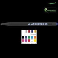 Recycled Par-i Noir Soft Feel Stylus Ballpoint Pen by Chili