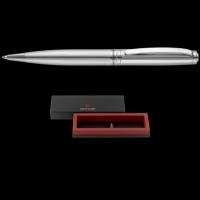 Pierre Cardin Lustrous Metal Ballpoint Pen - Chrome with PB17 Box