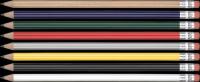 Certified Sustainably Sourced Wooden Pencil with Pink Eraser