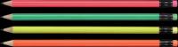 Wooden Pencil - Flurorescent Colours