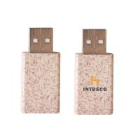 Wheat Straw USB Data Blocker