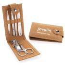 6 Piece Manicure Set in a Cork Pocket Case (25708)