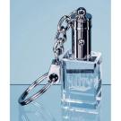 3cm Optical Crystal LED Keyring (25459)