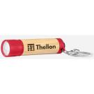 Bamboo LED Torch with Keyring (25925)