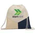 Triad - Multicolour Recycled Cotton Blend Drawstring Bag (25659)