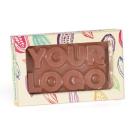 Eco Window Box - Milk Chocolate - 3D Branding (25840)